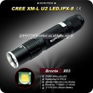 X03 U2 LED 450 Lumens 4 Modest Flashlight Super Aircraft-Grade Aluminum LED Torch