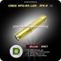 Bronte RA01 Gold R5 80LM 3-Mode LED White Light Flashlight (1 x AAA) Mini Camping Hiking Torch