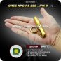 Bronte RA01 Gold R5 80LM 3-Mode LED White Light Flashlight (1 x AAA) Mini Camping Hiking Torch