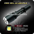 Bronte RC25s U2 LED 700LM 4 Mode 18650 Battety Durable Aircraft-grade Aluminum LED Flashlight Torch