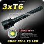 1PC Trustfire 3T6 5 Mode 3800 Lumens 3x CREE XM-L XML T6 LED Flashlight Extendable High Power Torch