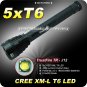 1PC Trustfire TR-J12 5 Mode 4500 Lumens 5XCREE XM-L T6 LED 18650 or 26650 Battery High Power Torch