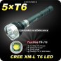 1PC Trustfire TR-J16 5 Mode 5*Cree XML T6 4000 Lm LED Flashlight 18650 High Power Torch