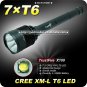 1 PC Trustfire x100 Flashlight 5 Mode 8000 Lumen 7 x CREE XM-L T6 LED Flashlight+Camo Bag