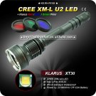 1PC Klarus XT30 Cree XM-L U2 4-Mode LED Waterproof Outdoor 2x 18650 Flashlight