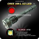U2 LED Klarus XT30 Torch Waterproof Light