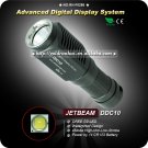 1PC JETBeam DDC10 Flashlight Digital Display 285 Lumen Cree G2 LED 285 Lumen Waterproof