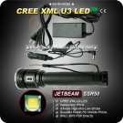 JETBeam SSR50 Multifunctional Flashlight 4 Mode 1000 Lumens CREE XML U3 LED