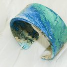 Fashion gift bracelet hand-painted oil painting pattern leather bracelet adjustable free shipping