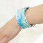 Fashion gift bracelet hand-painted oil painting pattern leather bracelet adjustable free shipping