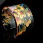 Hand-painted oil painting flower pattern fashion leather bracelet adjustable free shipping -zp004.