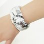 Hand-painted flowers blooming fashion classic leather bracelet adjustable free shipping -zp010