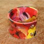 Fashion classic hand-painted leather green red bracelet adjustable free shipping -zp011