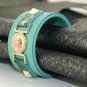 Fashion beautifully painted rivets bracelet inlaid picture can be adjusted free shipping -zp017