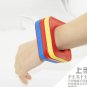 Stylish leather bracelet jewelry painted T Taiwan rainbow bracelet adjustable free shipping -zp018