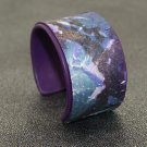 Fashion beautifully painted purple snake leather bracelet mosquito elastic adjustable free shipping
