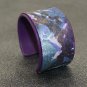 Fashion beautifully painted purple snake leather bracelet mosquito elastic adjustable free shipping
