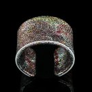 T Taiwan jewelry exquisite stained-wave point adjustable elastic leather bracelet free shipping