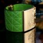 Fashion accessories metal painted bright leather strap bracelet gift free shipping -zp033