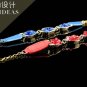 Star Fashion beautifully painted leather inlay natural crystal bracelet strap gift free shipping