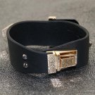Black Knight fashion leather bracelet decorated female models trend strap gift free shipping