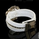 Fashion white minimalist decor trend Avatar bracelet female models hand with gift free shipping