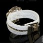 Fashion white minimalist decor trend Avatar bracelet female models hand with gift free shipping