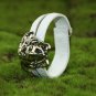 Fashion white minimalist decor trend Avatar bracelet female models hand with gift free shipping