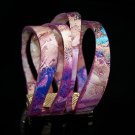 Star fashion leather bracelet painted the color of the most beautiful gift free shipping -zp039