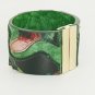 Classic fashion leather bracelet painted green lane beautiful gift free shipping -zp042