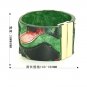 Classic fashion leather bracelet painted green lane beautiful gift free shipping -zp042