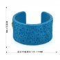 Fashion gift original embossed blue bracelet adjustable strap free shipping -zp050