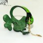 Free shipping original original design wind flowing lines with green leather -zp064