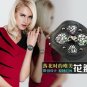 Twill original design leather bracelet leather petal decoration free shipping -zp065