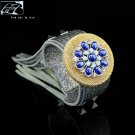 Original unique and stylish elegance upscale decorative leather bracelet free shipping -zp079