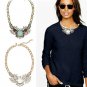 Exaggerated fashion exquisite vintage crystal necklace wedding necklace flowers -sp009