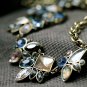 Holiday gifts beautifully retro minimalist fashion flower pendant short sweater chain -sp017