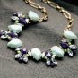 Holiday gifts beautifully elegant flower drop pendant necklace sweater chain -sp021