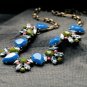Holiday gifts beautifully elegant flower drop pendant necklace sweater chain -sp021