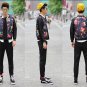 Cool holiday gift nightclub Slim casual fashion autumn jacket male students NY002