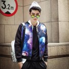 Cool holiday gift nightclub Slim casual fashion collar jacket with starry male students -NY004
