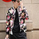 idjewelry cool holiday gift flower fashion Slim casual jacket collar jacket male students NY011