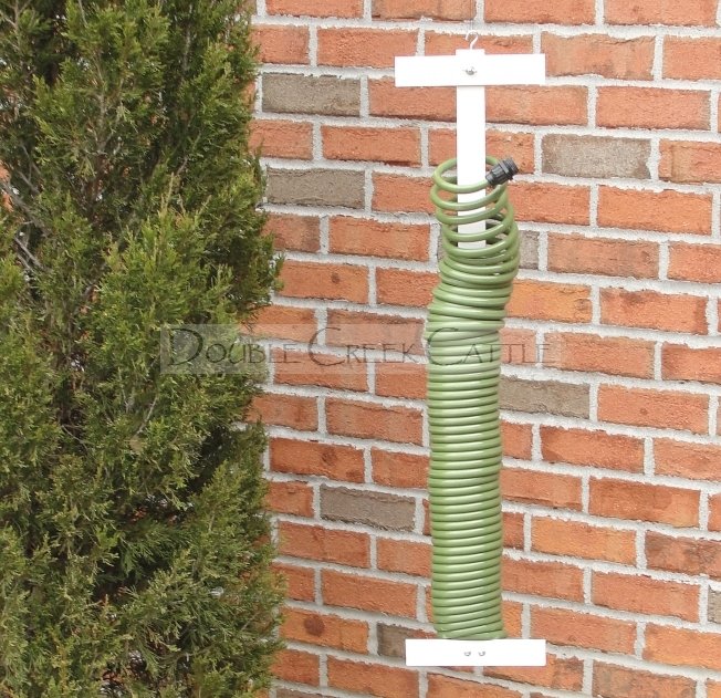 The Original TBone Coiled Garden Hose Storage by Double Creek Cattle