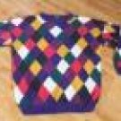 LIMITED XL Sweater Purple Jester Design Pullover