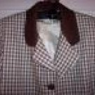 Womans LOT Houndstooth Blazer 8 Cream Pleat Skirt 10