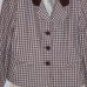Womans LOT Houndstooth Blazer 8 Cream Pleat Skirt 10