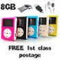 NEW 9 COLORS 8GB FM VIDEO 4TH GEN MP3 MP4 PLAYER FREE SHIP