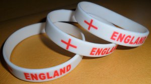 England Country Flag Silicone Rubber Bracelet Sport Unisex Fashion Multi Color Wristband