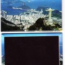 Rido De Janeiro Laminated Photo Rectangular Fridge Magnet Souvenir From Brazil