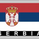 2 Temporary Skin Serbia Country Flag Tattoo Sticker Party Favors Tattoos Stickers